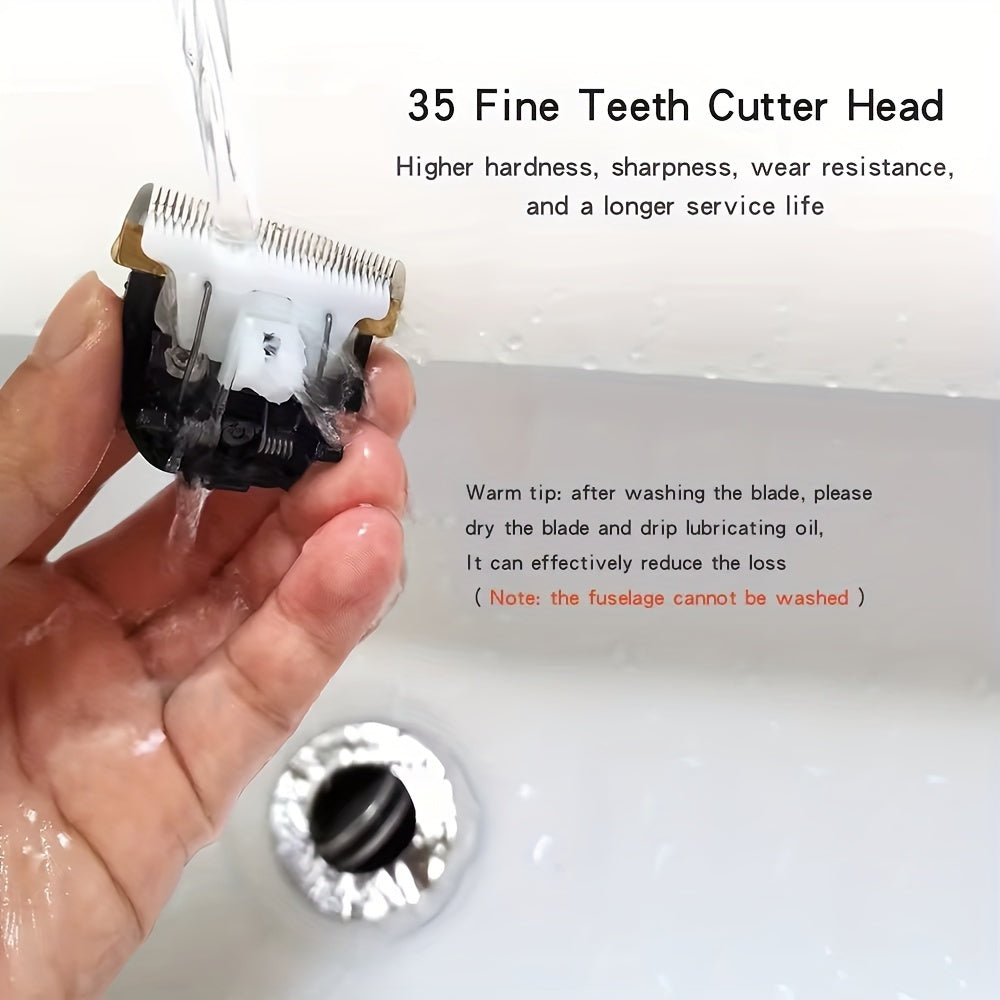 USB Rechargeable Dog Clippers with Ceramic Blades, Electric Pet Hair Trimmer for Cats and Dogs, Color Choices and Grooming Set Options