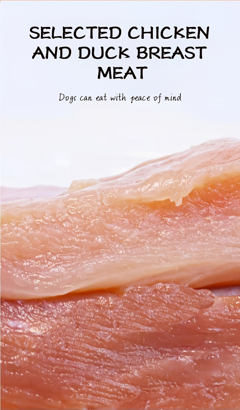 Chicken and Duck Wrapped Rawhide Dog Chews, 3.53oz Mixed Beefhide Stick Treats with Meat Wrapping for Supervised Chewing and Everyday Reward Time