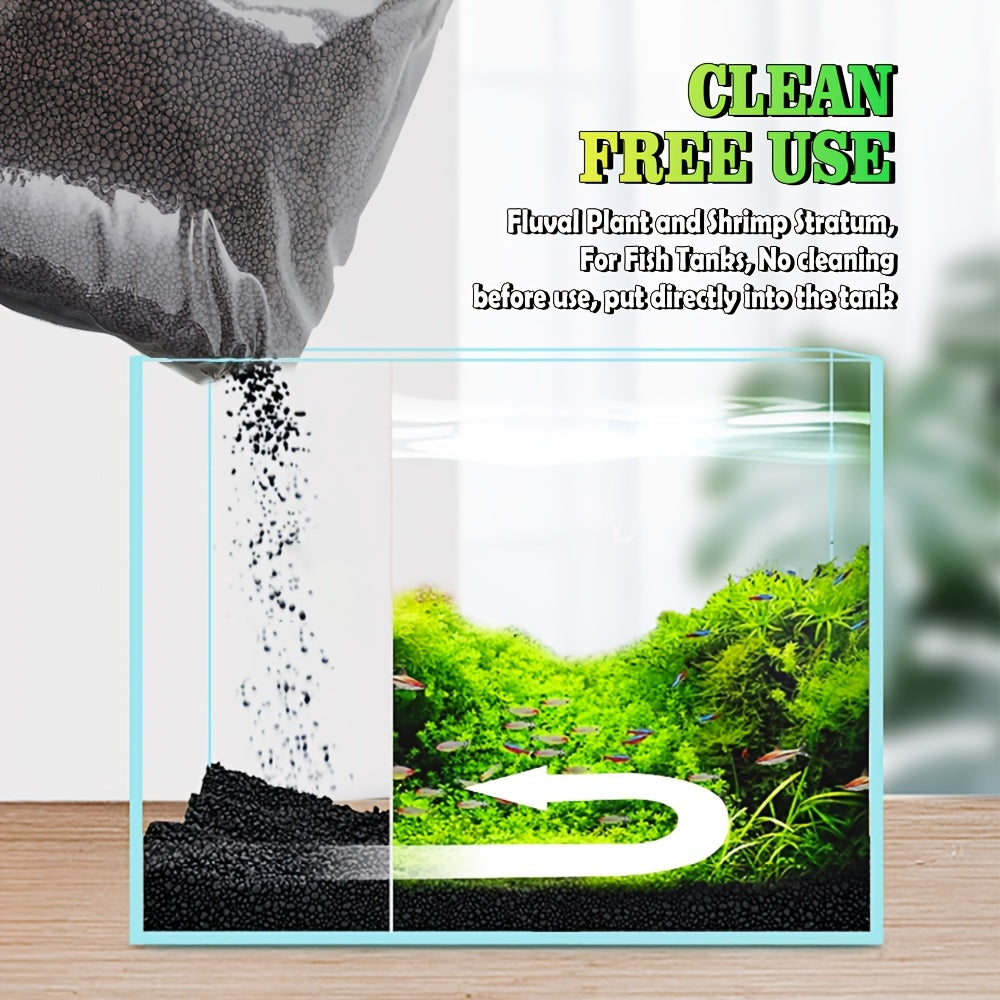 Aquarium Plant Substrate Gravel for Shrimp Tanks, NEZO Bio Stratum for Fish Tank Aquascaping and Planted Layouts, 7 lb or 21 lb 3-Pack