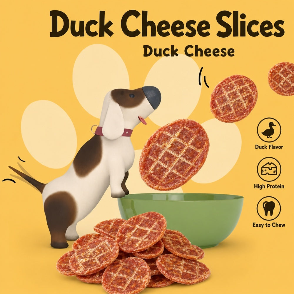 Duck Slice Dog Treats, 100g or 200g Packs for Supervised Training Rewards, Everyday Snack Time and Thoughtful Dog Lover Gift Baskets