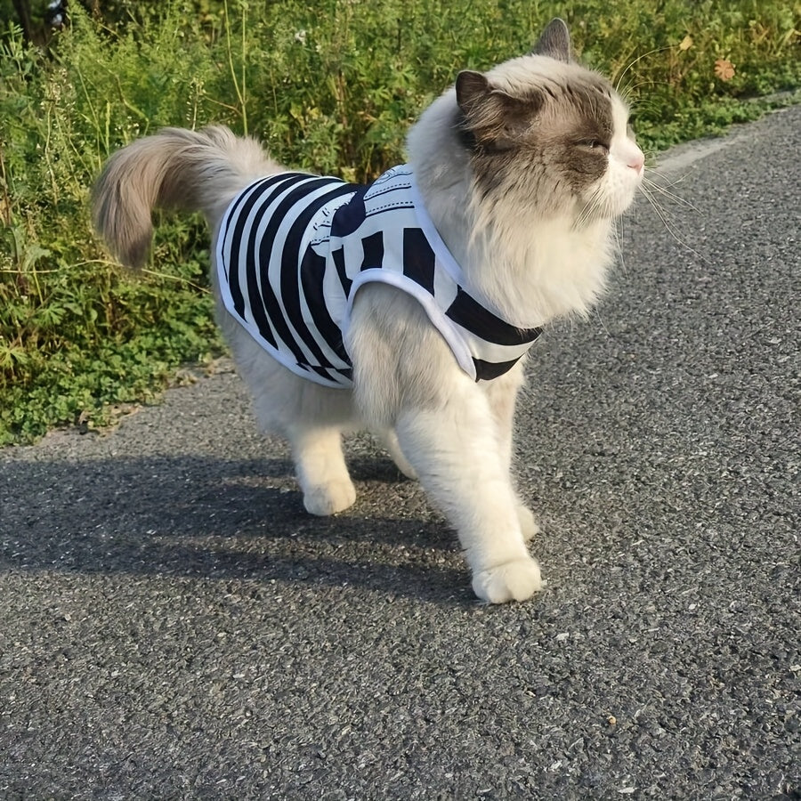 Dog Clothes 6 Pack with Cute Prints, Breathable Polyester Pet Outfits for Small and Medium Dogs and Cats, XS to XL for Everyday Dress-Up and Photos