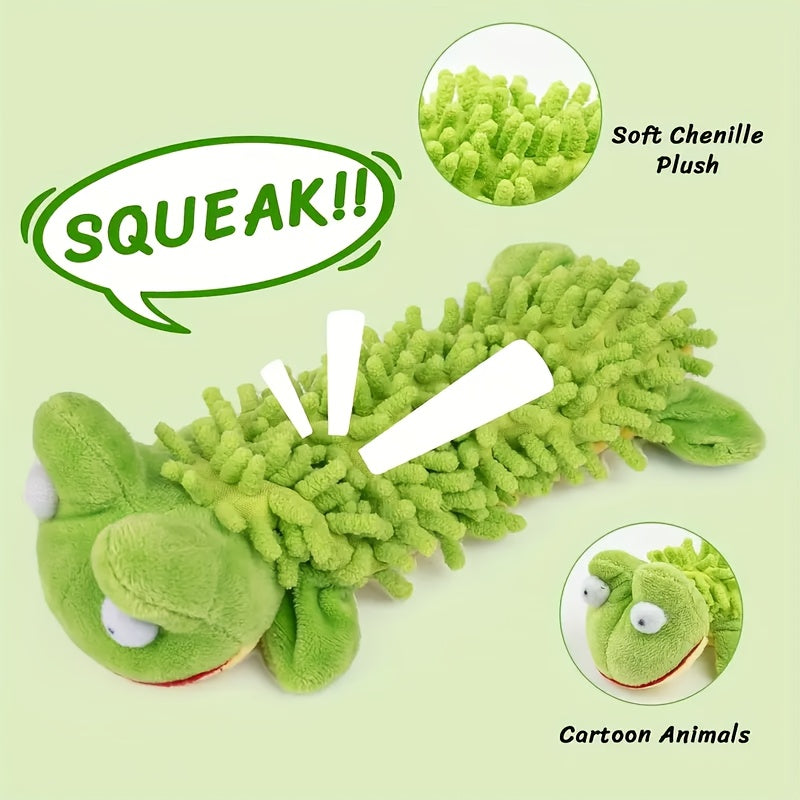Crinkle Plush Dog Toys 6 Pack, Soft Interactive Squeaky Pet Toy Set for Small and Medium Dogs, Supervised Puppy Training and Indoor Play