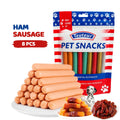 Dog Treat Variety Packs with Chicken and Duck Jerky Combo, Assorted Jerky and Sausage or Hot Dog Snack Options for Supervised Training Rewards