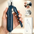 Pet Nail Clipper and Grinder Combo with LED Light and Clear Guard, 2-in-1 Dog and Cat Claw Trimming Tool for At-Home Grooming