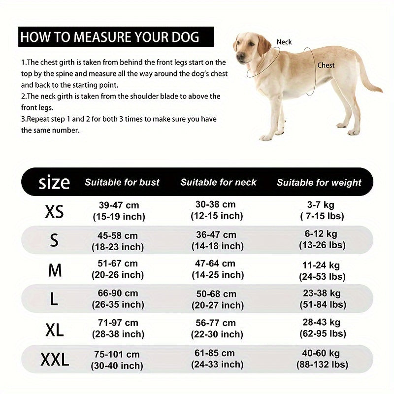 Personalized No Pull Dog Harness with Custom Name and Phone Number, Heavy-Duty Walking and Training Pet Vest in XS to XXL Size Options