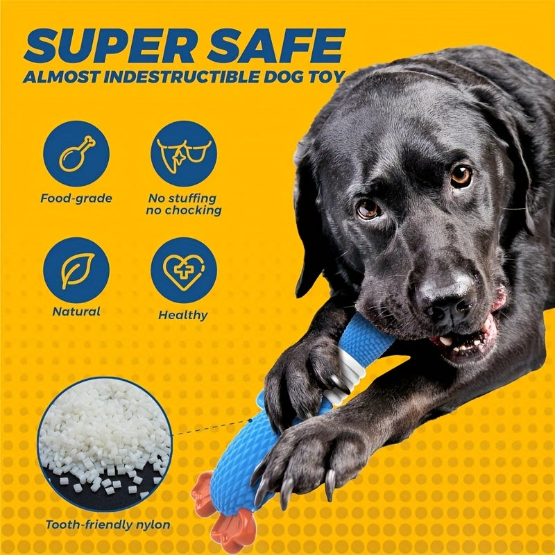 Nylon Dog Chew Toy for Supervised Chewing, Tough Pet Play Accessory for Medium and Large Dogs, Everyday Enrichment and Dog Birthday Gifts