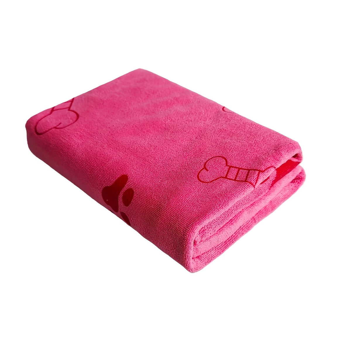 Microfiber Dog Towel, 52 x 100 cm Absorbent Quick-Dry Pet Bath and Grooming Cloth for Medium to Large Dogs, Eight Color Options for Home and Travel