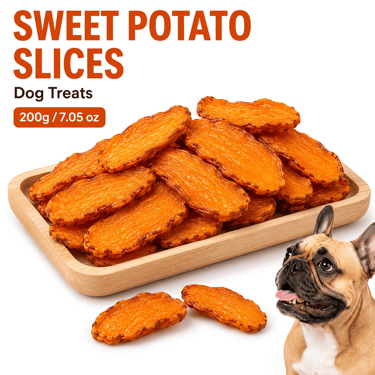 Dried Sweet Potato Slices for Dogs, Chewy Dog Treats in 78g or 0.4 lb Options plus 200g Sweet Potato Chips and Cheese Stick Combo for Supervised Rewards