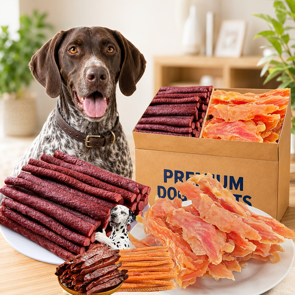 Dog Snack Packs with Duck Meat and 160g Combo Options, Chewy Dog Treats for Supervised Training Rewards, Everyday Snack Time and Dog Lover Gift Baskets