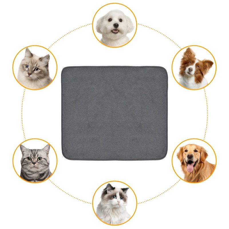 Extra Large Washable Dog Pee Pad, 1 Pack Reusable Non-Slip Puppy Training Mat for Playpens, Whelping, Floors, Crates and Sofa Protection
