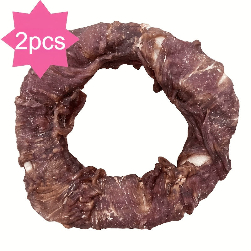 Dog Donut Chew Treats, Chicken or Duck Doughnut Snacks in 2 or 4 Pieces Plus 6-Piece Duck Option for Supervised Rewards and Dog Gift Baskets