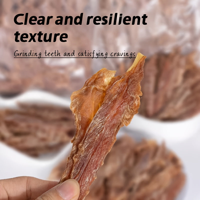 Chicken and Duck Jerky Dog Treats Mixed Pack, Air-Dried Breast Meat Strips for Supervised Training Rewards and Everyday Snack Time