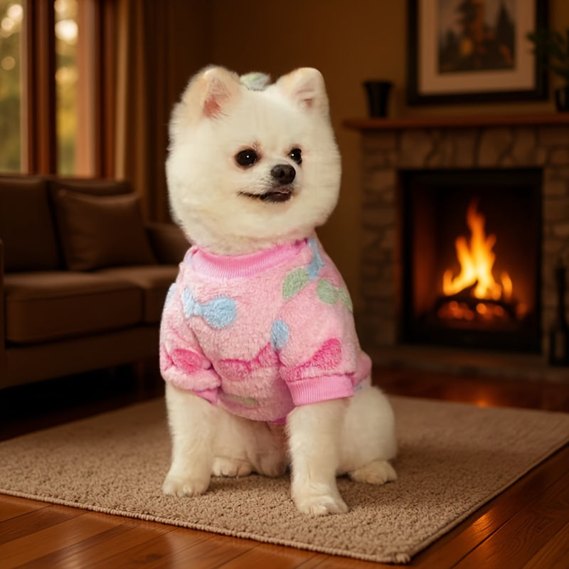 Winter Dog Clothes for Small and Medium Dogs, Soft Puppy Sweater Outfit in XS-XXL for Cool Weather Walks, Seasonal Wear and Pet Photos