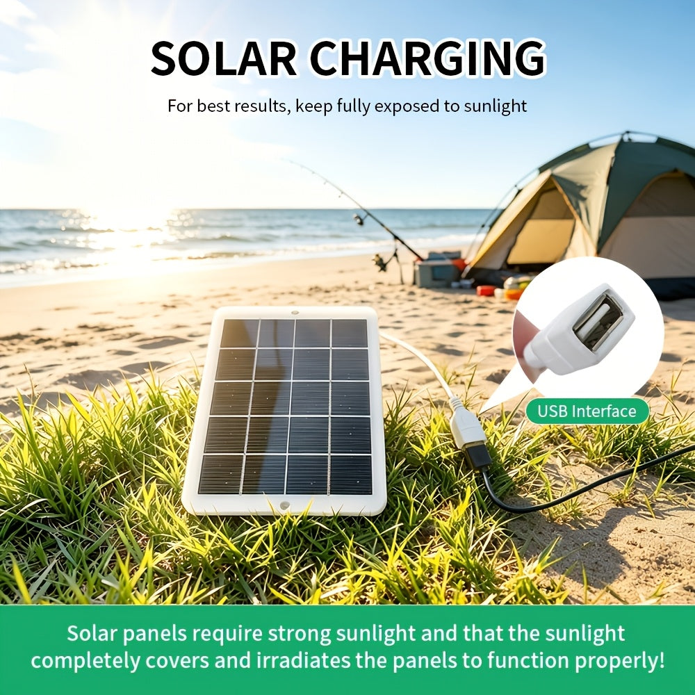 Solar Pond Air Pump with Dual Outlets, Portable Hanging Aquarium Aerator with Solar Panel, Air Tubing and Two Air Stones for Outdoor Fishkeeping