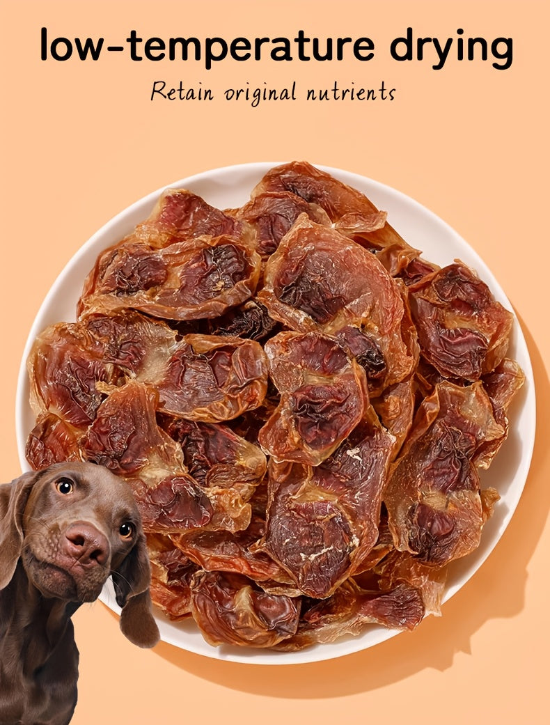 Chicken Gizzard Dog Treats, Air-Dried Jerky Slices for Supervised Training Rewards, Everyday Snack Breaks and Dog Owner Gift Baskets
