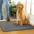 Dog Doormat for Muddy Paws, Absorbent Microfiber Pet Entryway Mat with Non-Slip Backing, Machine Washable Quick-Dry Indoor Rug for Dogs and Cats