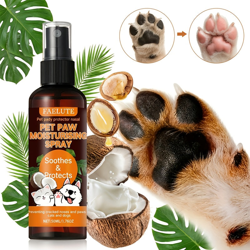 Dog Paw Moisturizer for Dogs and Cats, 50mL Pet Paw Pad Care for Dry Rough Pads, Grooming Supply for Owner-Managed Everyday Care Routines