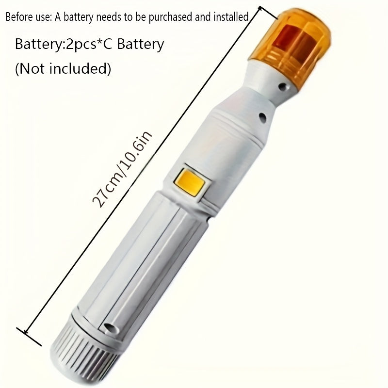 Pet Nail Grinder with Amber Protective Guard, Grey Electric Dog and Cat Nail File for At-Home Claw Smoothing and Grooming, Battery Not Included