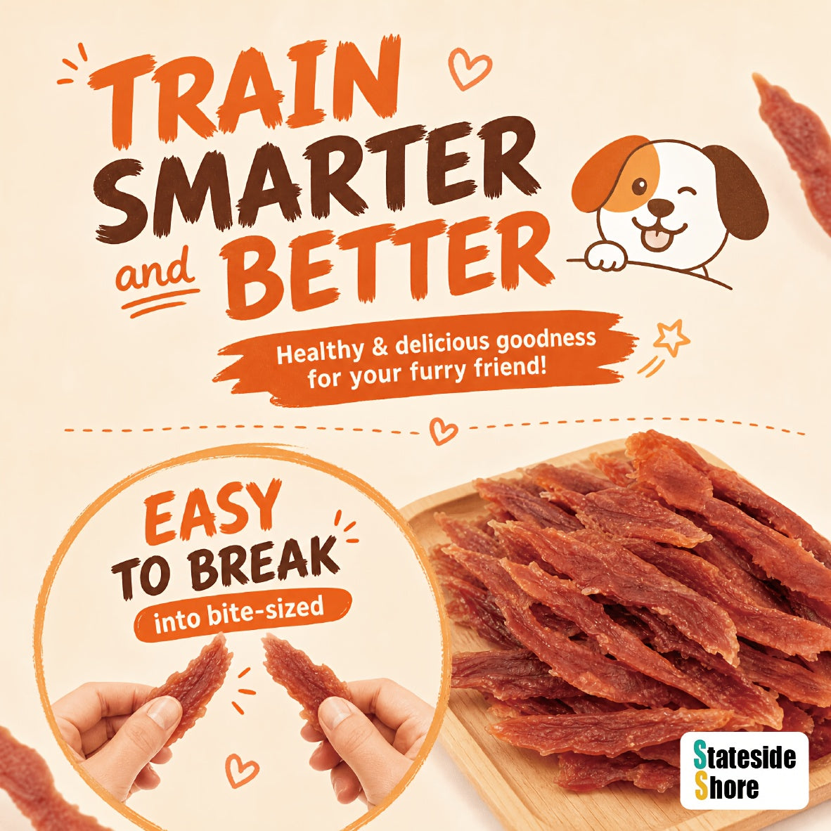 Duck Strips for Dogs 600g, Dehydrated Duck Jerky Treats in a 21.16 oz Pack for Supervised Training Rewards and Everyday Small or Large Dog Snacks