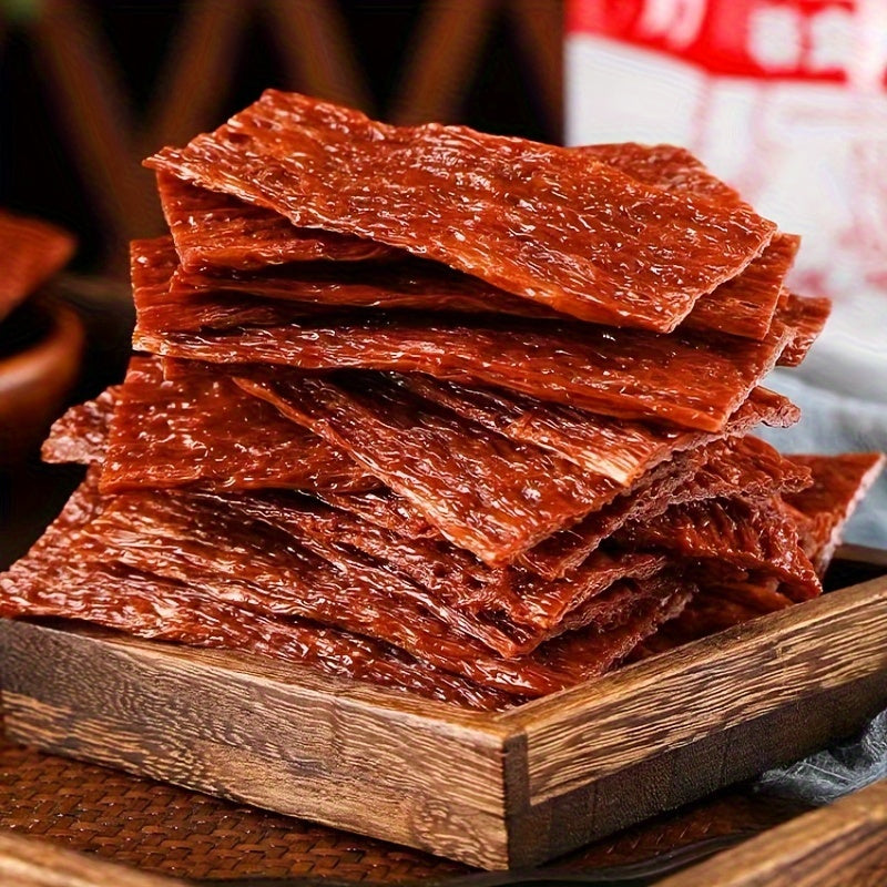Dried Beef Tendon Strips for Dogs, 250g Single Bag or 500g Two-Pack Options, Chewy Jerky Snacks for Supervised Rewards and Training Routines