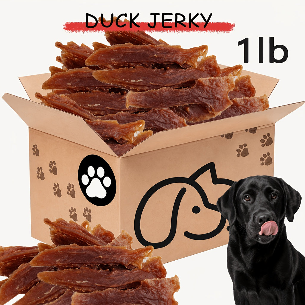 Duck Dog Training Snacks with Jerky and Reward Bite Options, Chewy Treats for Supervised Daily Rewards, Walks, Camping and Travel