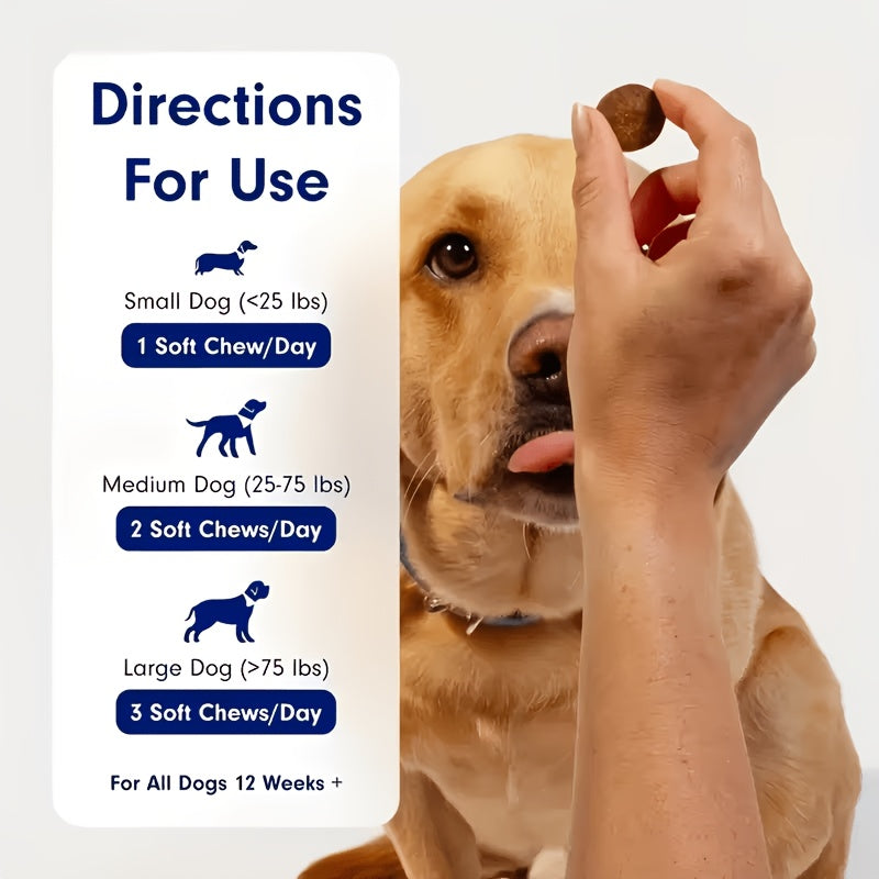Dog Probiotic Tablets 30 Count, 4.23 oz Listed Nutritional Supplement in Single-Unit Option for Veterinarian-Guided Canine Nutrition Routines