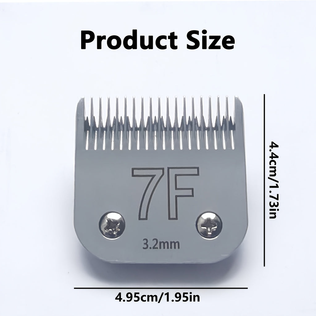 3F Dog Clipper Replacement Blade, 13mm (1/2 Inch) Detachable Pet Grooming Accessory for Compatible Andis, Oster A5 and Wahl KM Series Clippers
