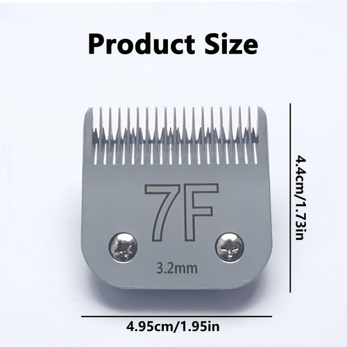 3F Dog Clipper Replacement Blade, 13mm (1/2 Inch) Detachable Pet Grooming Accessory for Compatible Andis, Oster A5 and Wahl KM Series Clippers