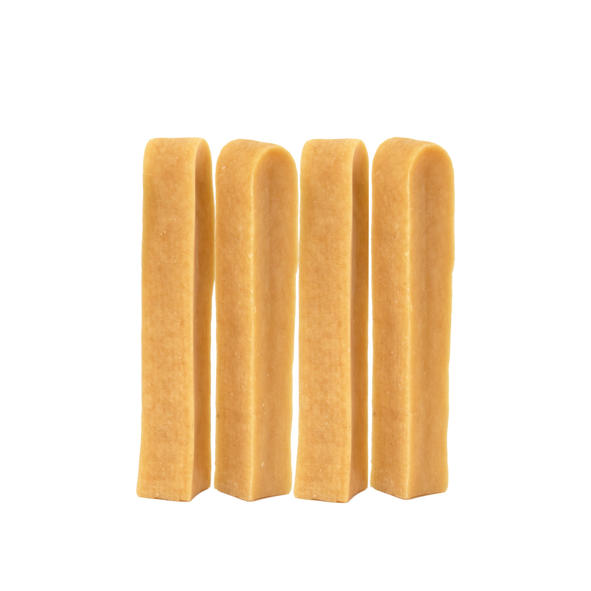 Himalayan Yak Cheese Dog Chews 4-Pack, Hard Cheese Chew Treats with Limited Ingredients in Small, Medium or Extra Large for Supervised Chewing