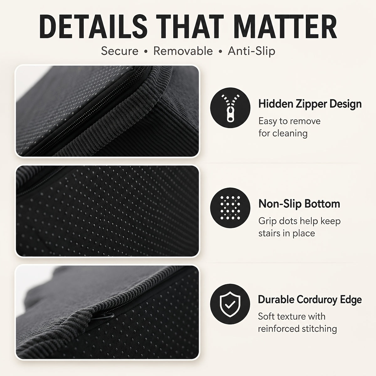 Dog Stairs for Bed with Dutch Velvet, Non-Slip Pet Steps for Small and Senior Dogs, 2/3/4-Step Options for Sofa and Couch, Gray or Pink