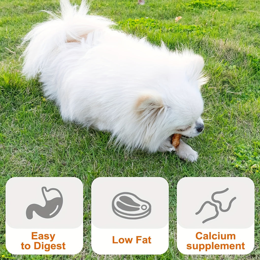 Dog Treats 203g with Duck Meat, Chicken Wrapped Bone or Dried Chicken Breast Options for Supervised Chewing, Training Rewards and Everyday Snack Time