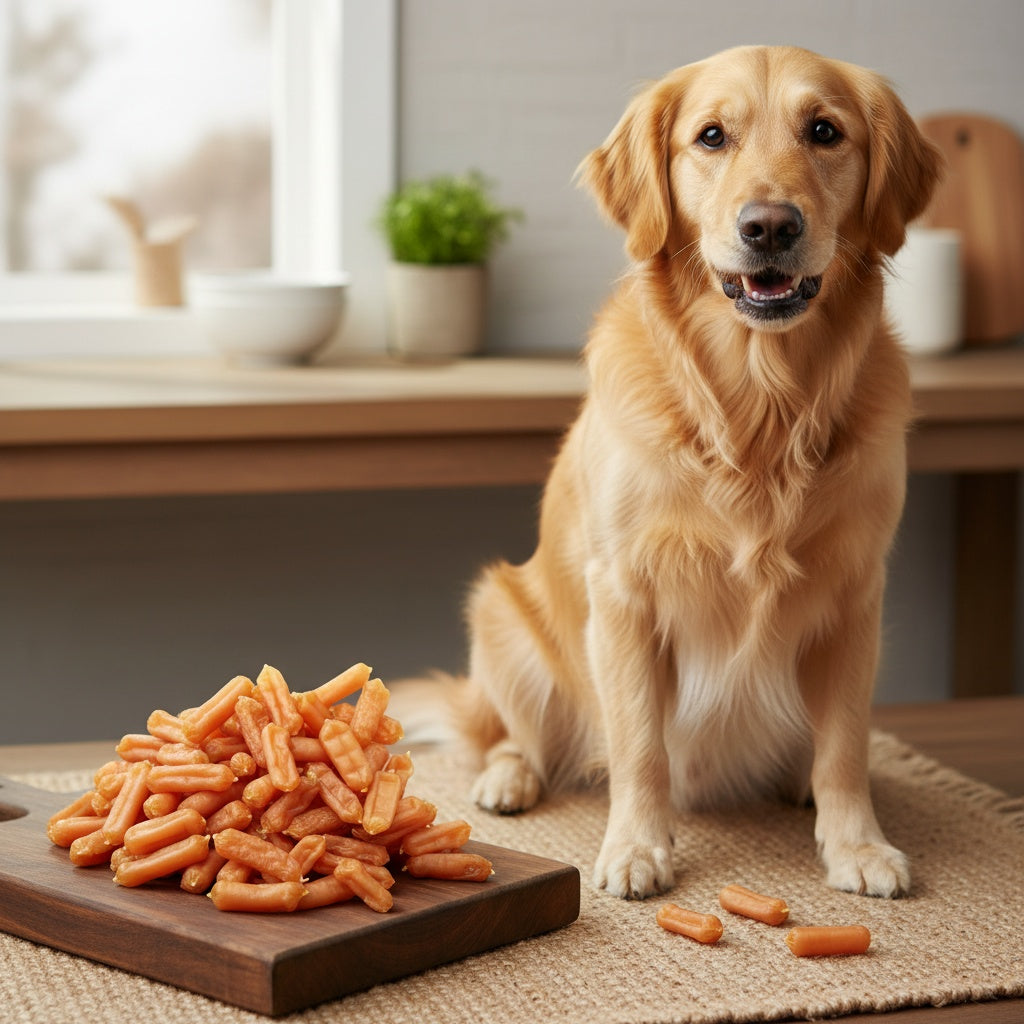 Soft Dog Training Treats with Chicken, Duck or Beef Sausage Options, 10g x 10 Pack Selections and Trial Options for Everyday Rewards