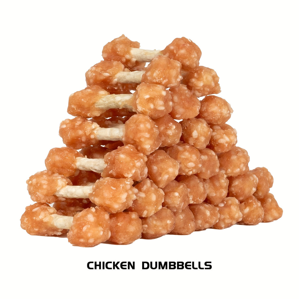 Duck Dumbbell Dog Treats, Two-Pack Training Reward Snacks for Supervised Practice, Everyday Treat Time and Dog Owner Gift Baskets