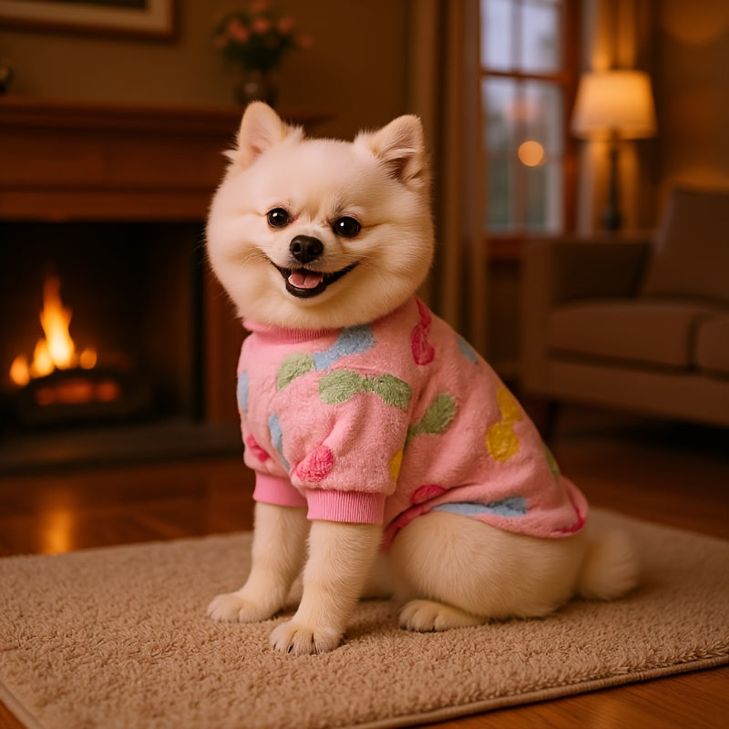 Winter Dog Clothes for Small and Medium Dogs, Soft Puppy Sweater Outfit in XS-XXL for Cool Weather Walks, Seasonal Wear and Pet Photos