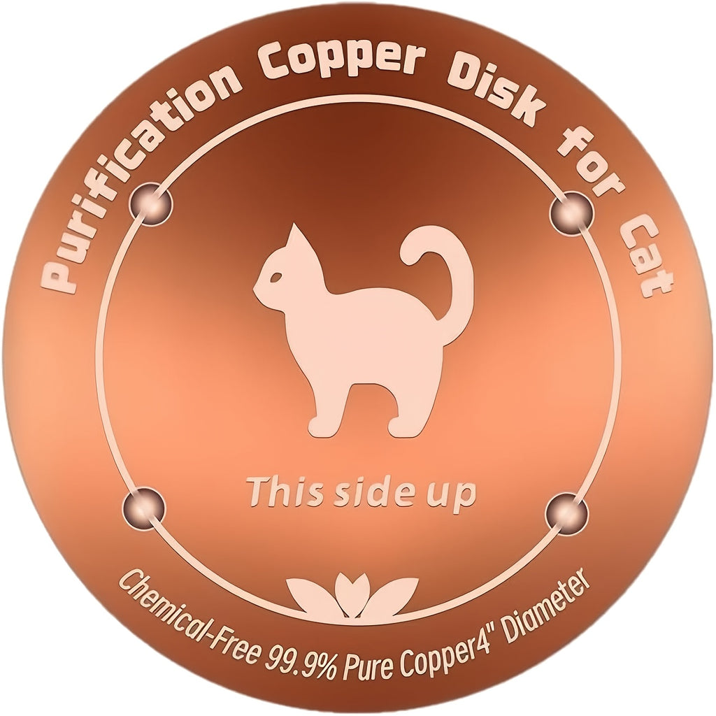 Copper Pet Water Filter for Dogs and Cats, Reusable Battery-Free Watering Accessory with Cat or Dog Model Options for Daily Pet Care