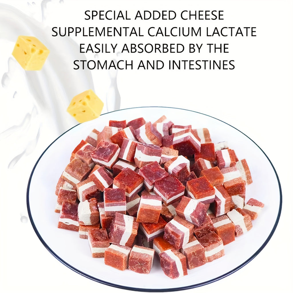 Soft Chewy Dog Training Treats, Diced Meat Reward Bites with Beef Blueberry, Duck Cheese, Mixed Meat and Triple Flavor Options, 100g to 800g Packs