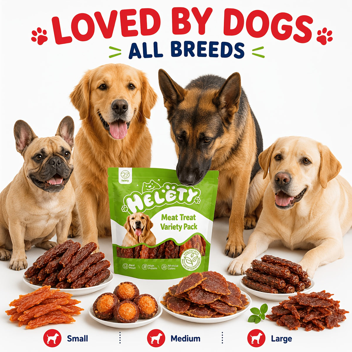 Dog Jerky Snack Selection with Chicken, Duck Meat and Trial Pack Options for Supervised Training Rewards, Everyday Treat Breaks and Dog Lover Gift Baskets