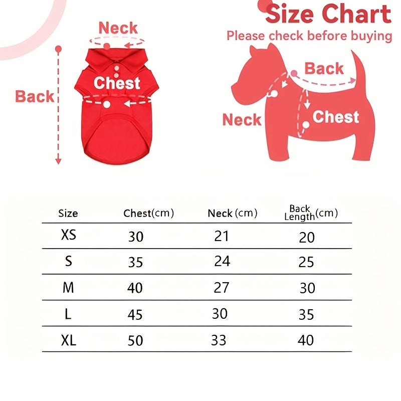 Collared Dog Shirts 6 Pack, Breathable Polo T-Shirts for Small and Medium Dogs and Cats, XS to XL Pet Clothing for Daily Outfits and Photos