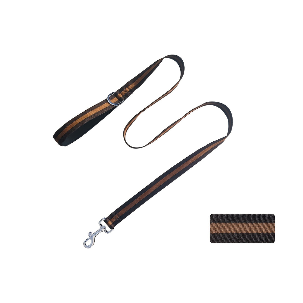 5 Foot Reflective Dog Leash with Padded Handle, 1 Inch Wide Flat Walking Lead for Medium and Large Dogs, Daily Walks and Training in Six Colors
