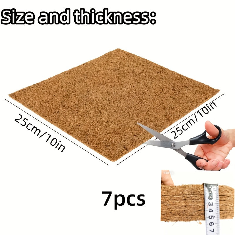 Chicken Nesting Pads Made from Coconut Palm Fiber, Nest Box Liner Mats for Backyard Chicken Coops and Bird Nesting Areas in Multiple Pack Options