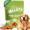 Dehydrated Sweet Potato Dog Chews, Thick-Cut Dried Slices with a 450g Option and Separate 10-Pack Beef Flavor Mini Sausage Choice for Supervised Rewards