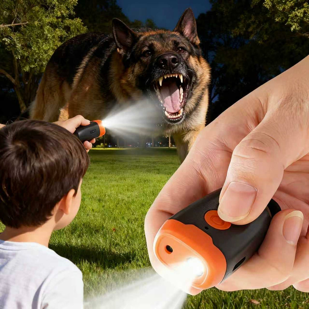 Soundwave Dog Repellent Device with One-Button Start, Barking Deterrent for Dog Behavior Management, Available in Single or Two-Piece Packs