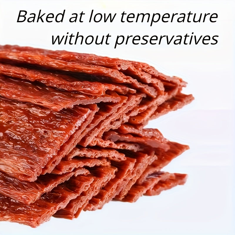 Beef Tendon Dog Treats, 150g / 5.29oz Chew Strip Option with Beef Cube and Egg Yolk Beef Selections for Training Rewards and Supervised Snack Time