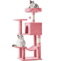 Cat Tree Tower with Condo and Hammock, Sisal Scratching Posts and Perches for Indoor Cats, 44-Inch Colors Plus 44/54-Inch Holiday Options