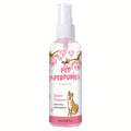 Cherry Blossom Pet Perfume Spray 100ml, Sakura Scented Pet Deodorizing Mist and Dog Cologne for Label-Directed Grooming Routines