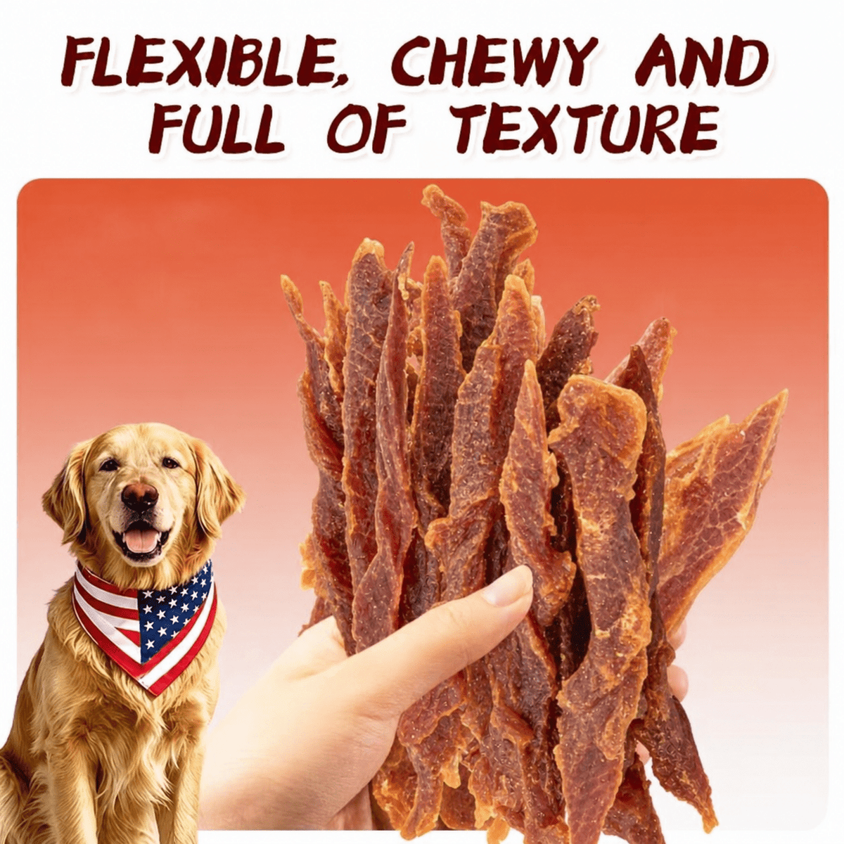 Duck Breast Dog Treats 100g Trial Pack, Soft Meat Jerky Slices for Supervised Training Rewards, Everyday Snack Breaks and Dog Lover Gift Baskets